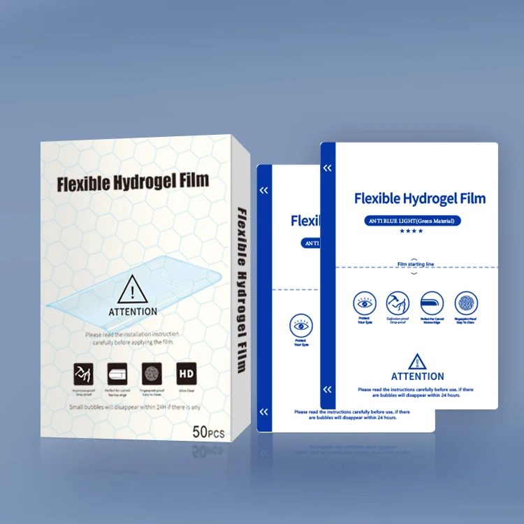 Anti shock TPU hydrogel film Anti-Green Ray Light screen protector film sheets for Samsung fold 2 android cell phones