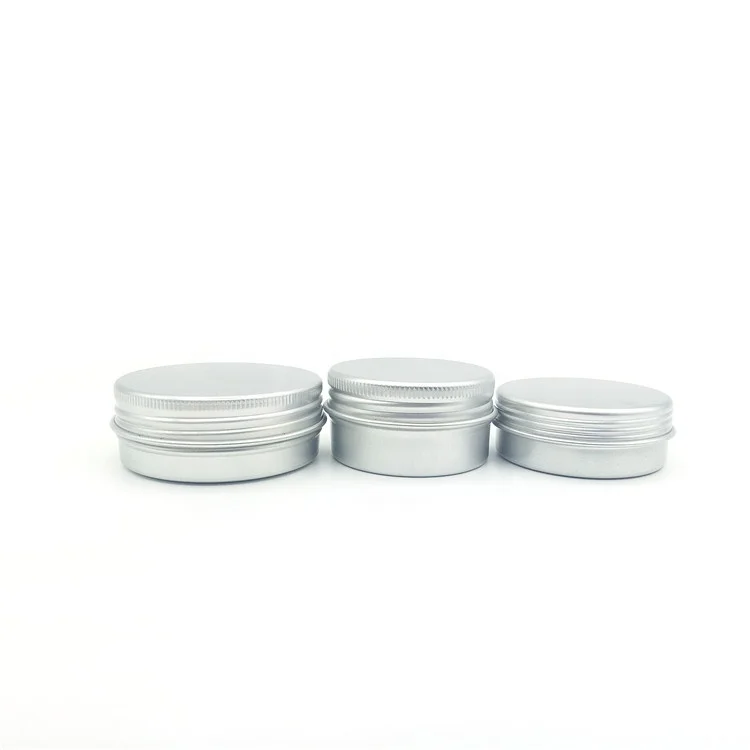 5g 10g 15g 25g 30g 50g 80g 100g 120g 150g 200g 250g 300g 500g Metal Aluminum Cosmetic Cream Candle Jar