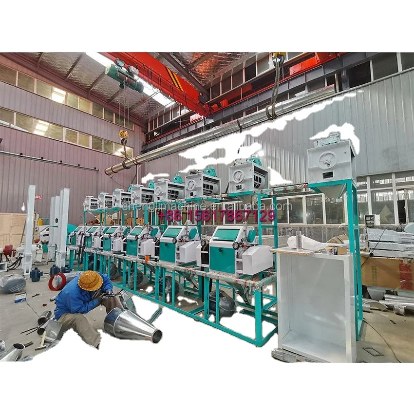 Полностью автоматическая кукурузная мельница, мельница для кукурузной муки, мельница posho