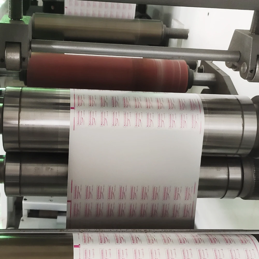 HJRY-520 Four Color Water Sachet Paper Cup Flexo Printer Press Packages Label Foil Flexo Printing Machine