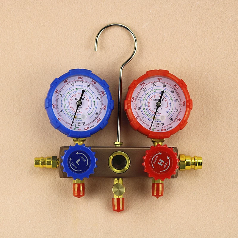Factory Direct Air Conditioner refrigeration Manifold Gauge Set  refrigerant pressure Gauge