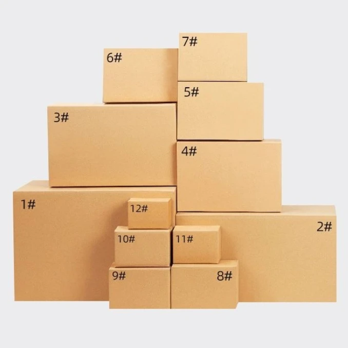Large size folding corrugated cardboard box Thick pit corrugated packaging paper box