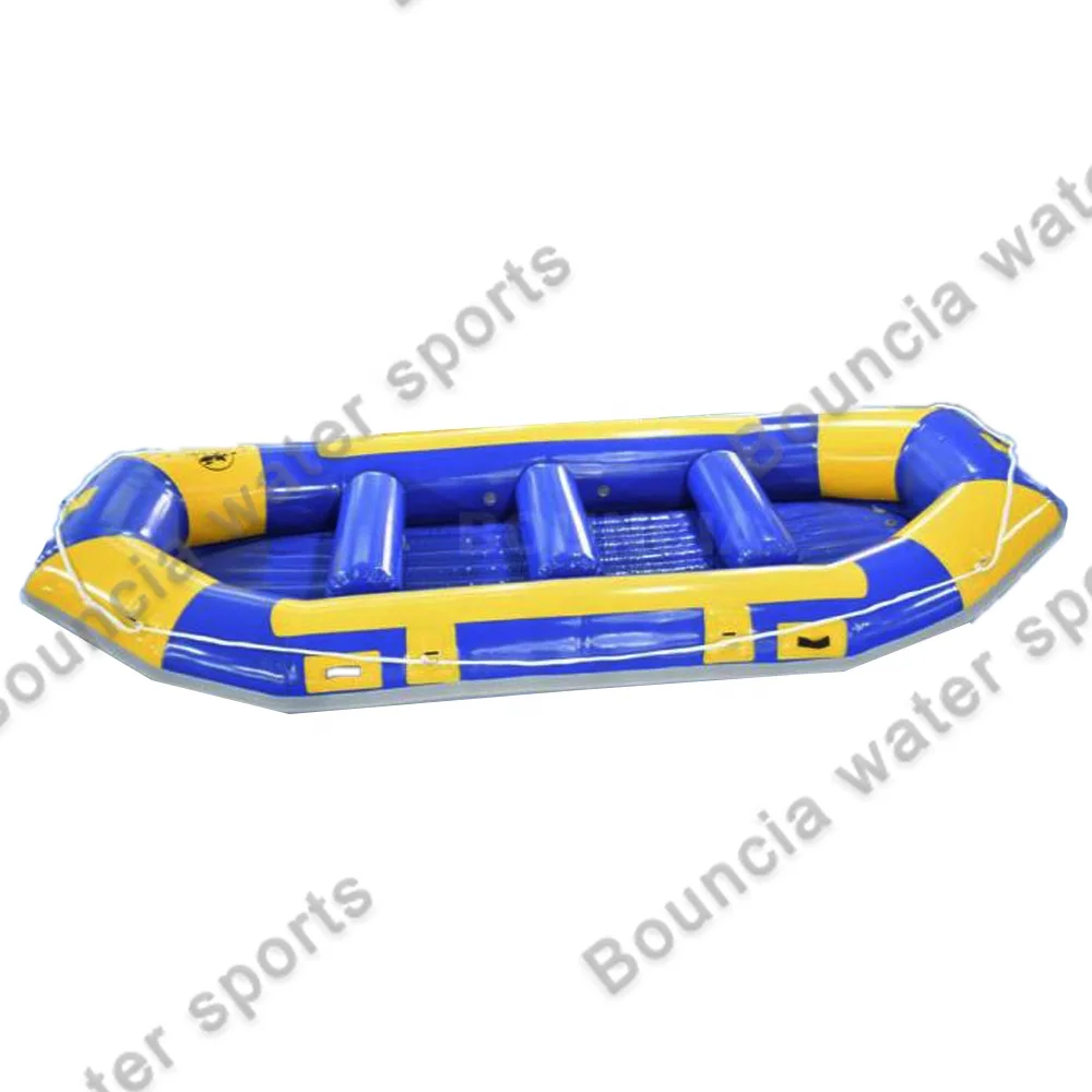 Bouncia Inflatable Rafts  For Lakes / Rescue Raft Blow Up Raft Price