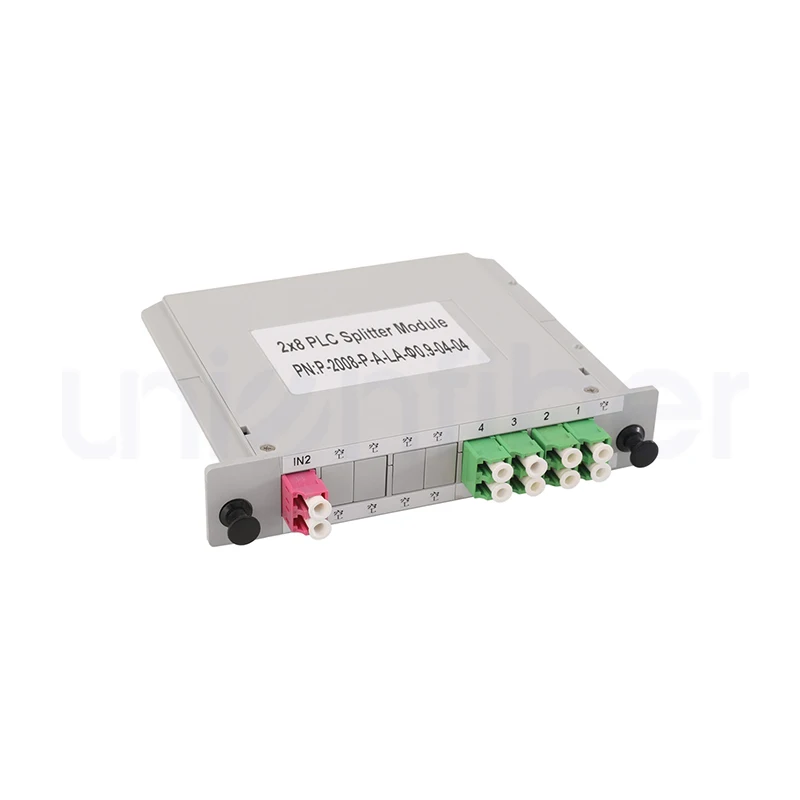 PLC 1*4 1*8 1*16 sc lc apc/upc  plc splitter with connector plc lgx 1x4  Cassette Fiber Optic Lgx