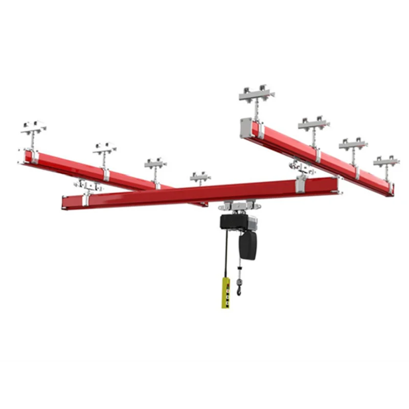 Customized KBK 3t Light-Weight Overhead Crane with 25m Lifting Height Engine Motor and Gear Core Components for Workshops