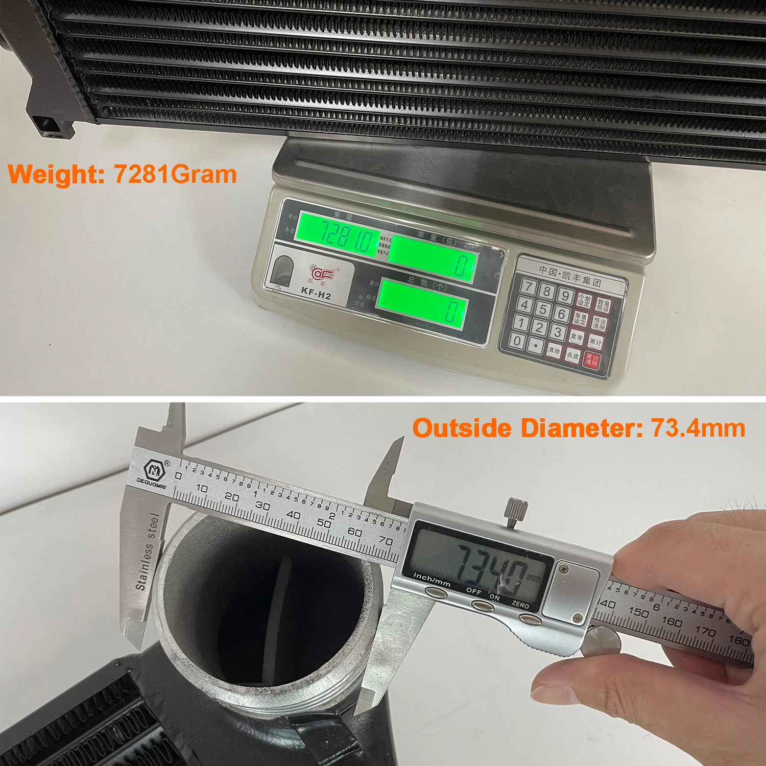 Car Intercooler for VW Golf MK7 MK7.5 GTI EA888 Audi A3 S3 TT TTS 1.8TSI 2.0TSI Radiator Tube Intercooler