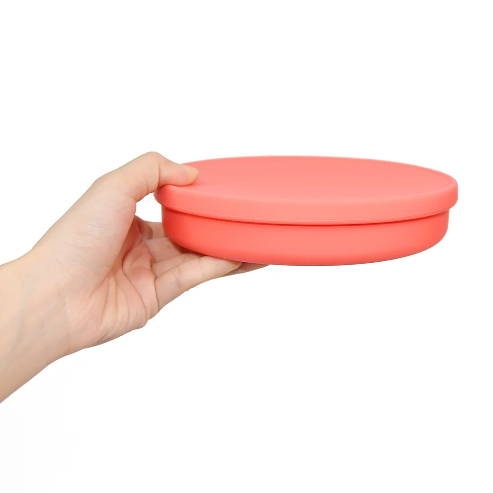 USA TOP 3 Seller Silicone Plate BPA Free Washmachine Free Durable Silicone Plate With Lid For Wholesale Customized Service OK