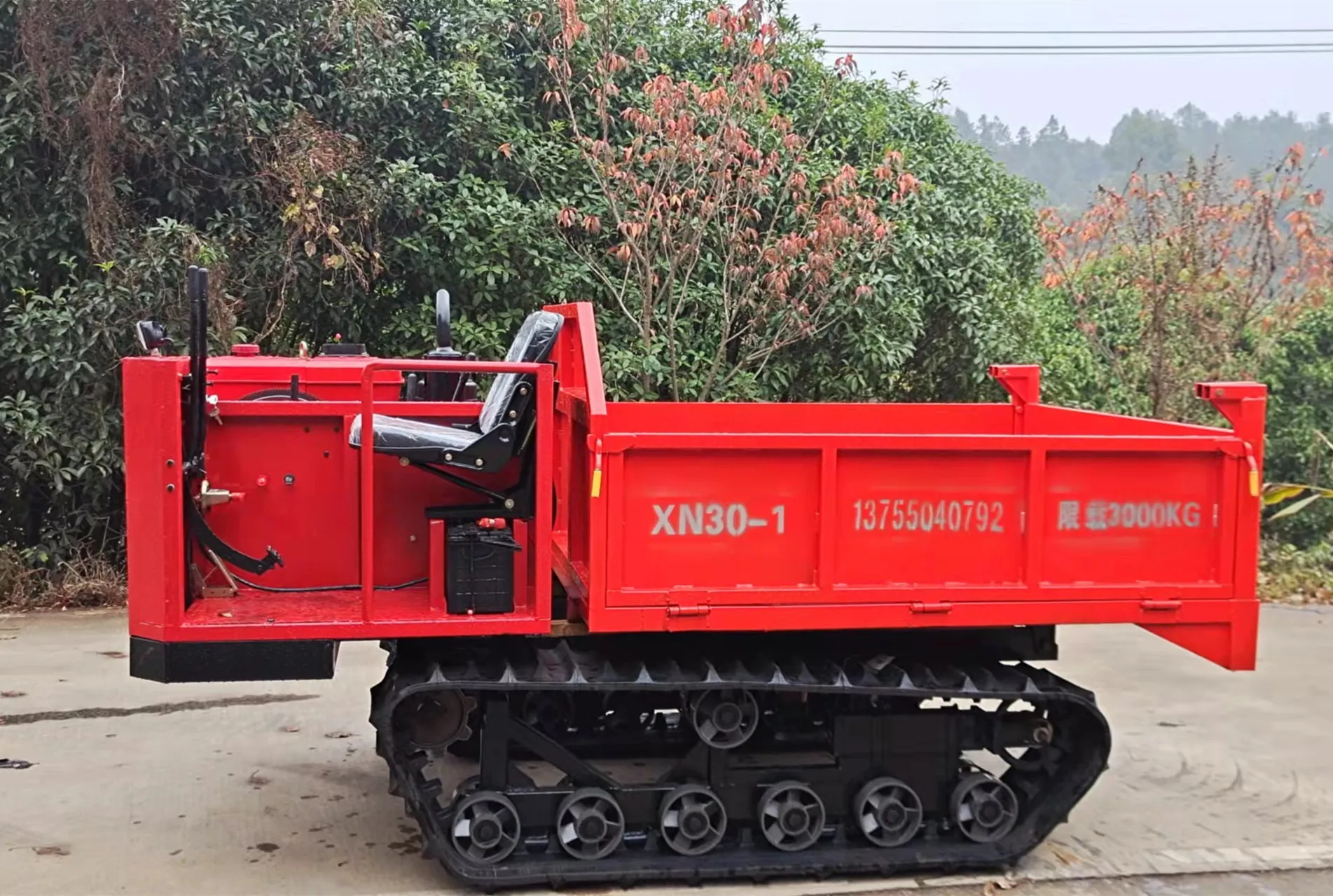5ton Mini crawler dump truck for transportation for sale