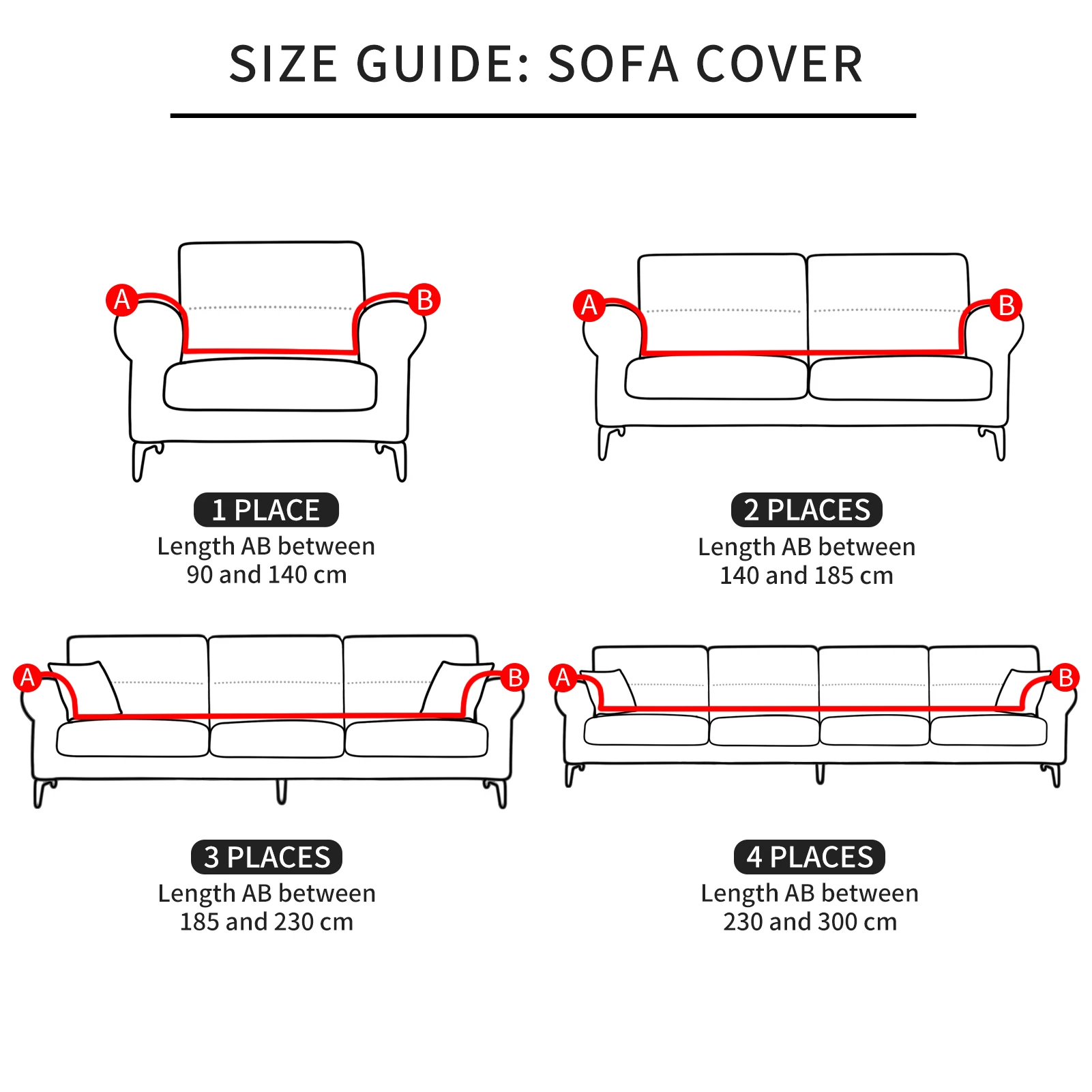 Solid Color Elastic Slipcovers Couch Cover Stretch Sofa Towel Corner Sofa Covers 3 Seats  For Fully Wrapped Chaselong Cover