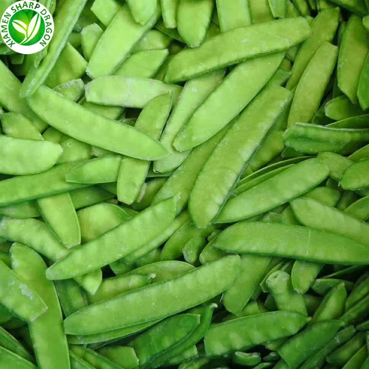 Wholesale green vegetables frozen snow peas iqf peapod