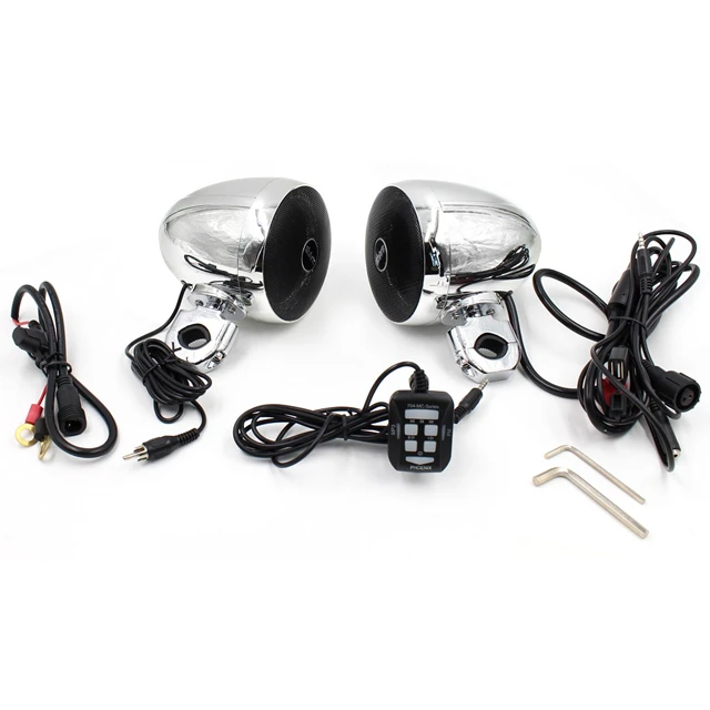 Waterproof Marine Stereo BT Motorcycle Audio Boat Car MP3 Player Auto Sound System For SPA UTV ATV