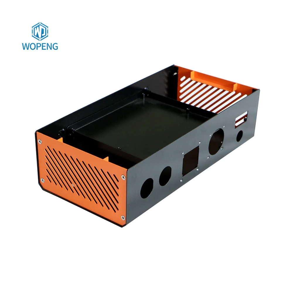 OEM Sheet Metal Battery Box Aluminum Battery Enclosure Bending Metal Power Box Aluminium Case Enclosure