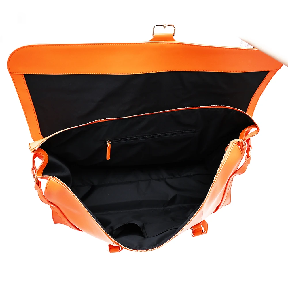 Factory Customized PU leather Travel Bag Outdoor Waterproof Weekend Sports Gym Duffel Bag