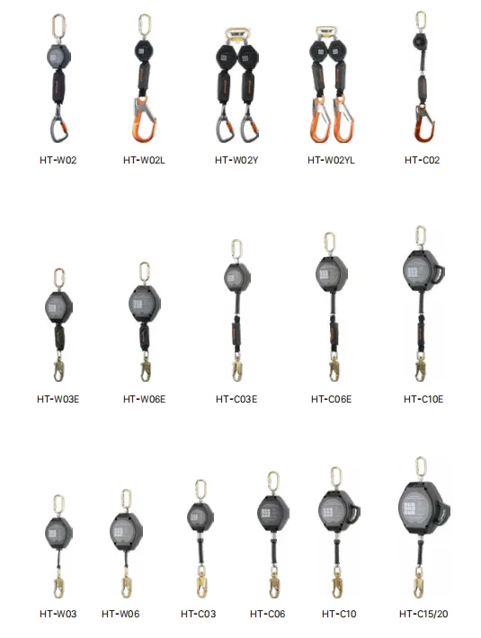 10m fall protection personal ladder vertical systems equipment 100kg anchor system roof fall arrest retract