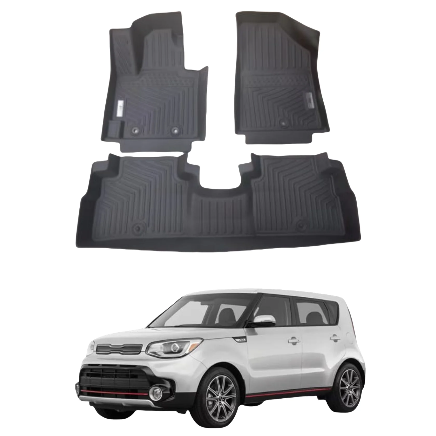 Подходит для 2018 + KIA SOUL с всепогодными защитными автомобильными ковриками