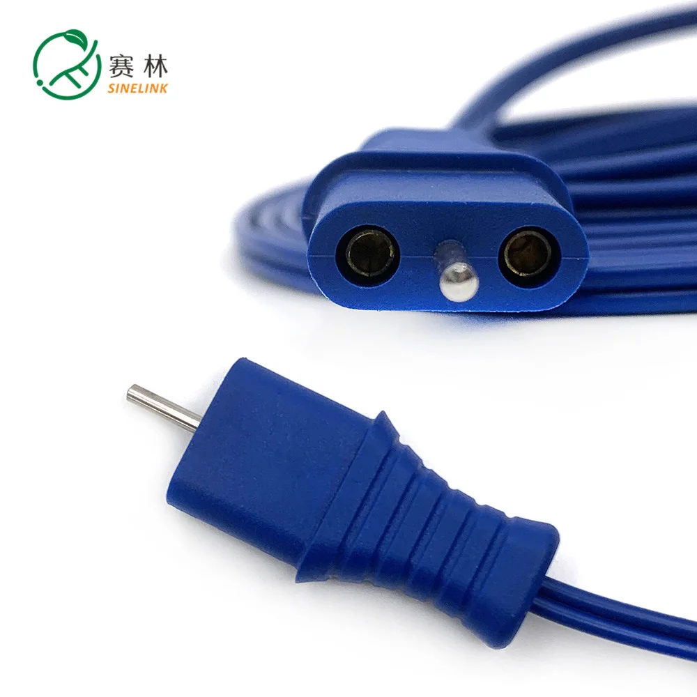 Disposable Negative Plate Negativ Bipolar ESU diathermy pad with REM cable