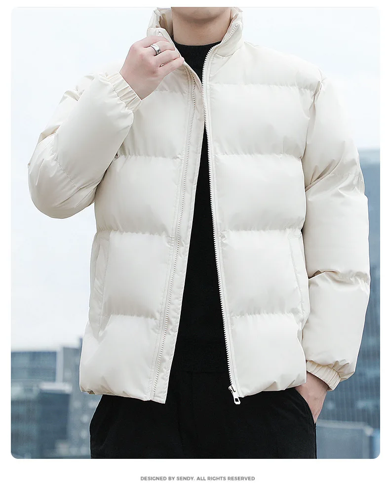 Мужская 2025 ветрозащитная парка с хлопковой подкладкой