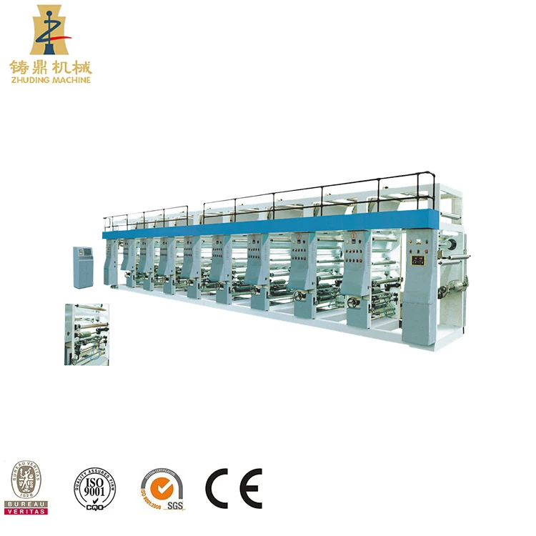 Best price 7 color rotogravure printing machine