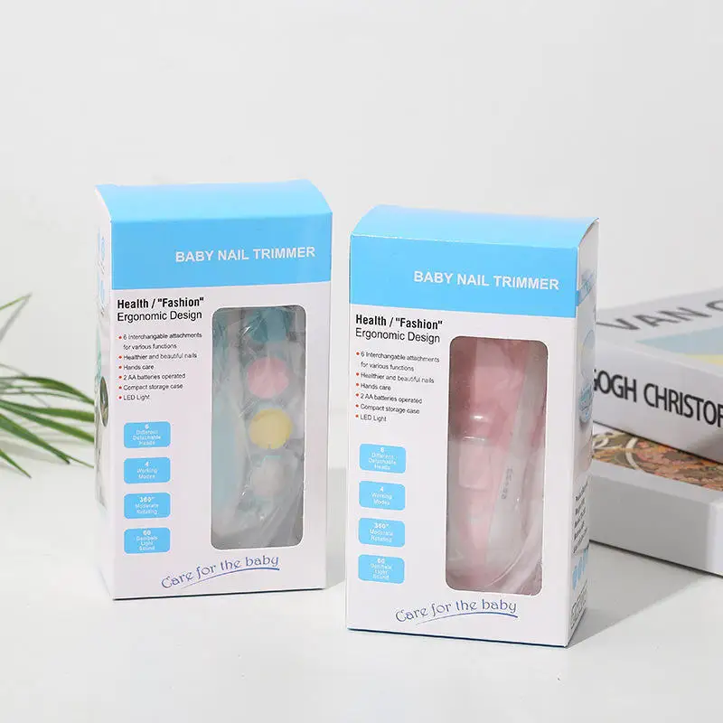Factory Price Baby Nail Trimmer Electric Baby Manicure Pedicure Nail Clippers Cutter Scissors Care Set New Born