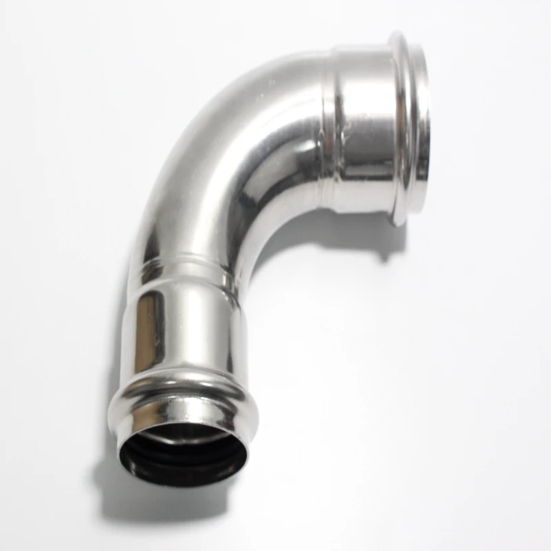 High Cost-Effective Top Standard Stainless Steel Sanitary 90 Degree Elbow Coupling Fitting  Pipe