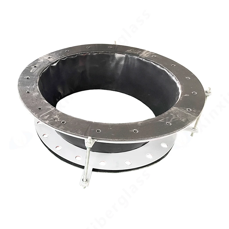 Pipe fittings fabric expansion joint compensators with 304 Flange using in stainless steel pipe fittings