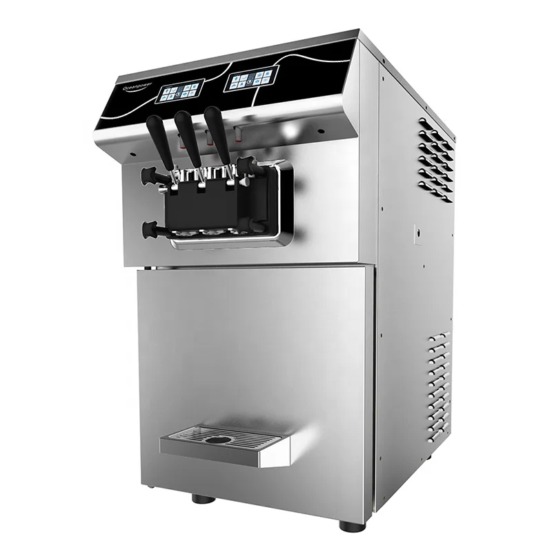 Oceanpower NE1415EL Dual control system touch screen tabletop  commercial ice cream machine for sale
