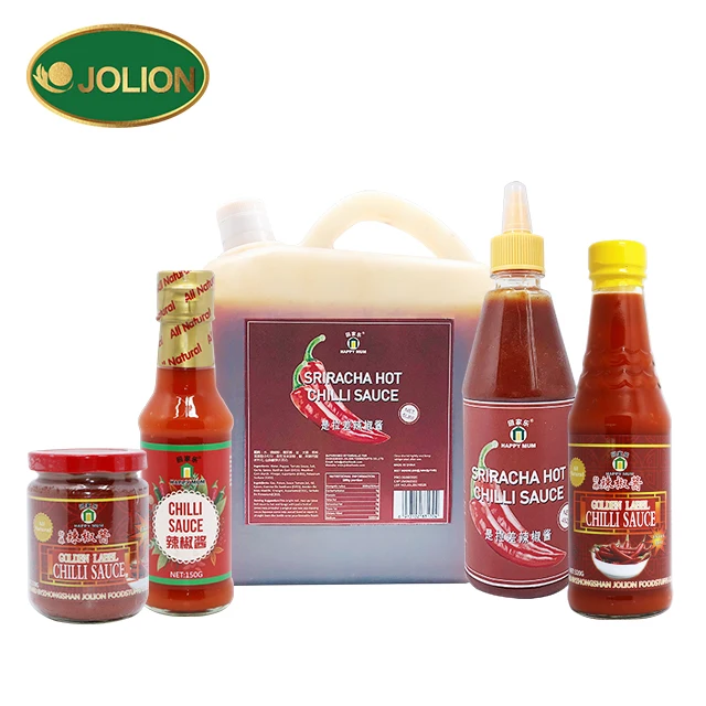 JOLION Chinese Factory spicy sauce hot pot dipping sauce Thai liquid seasoning Paste Bulk Halal chili sriracha sauce Thailand