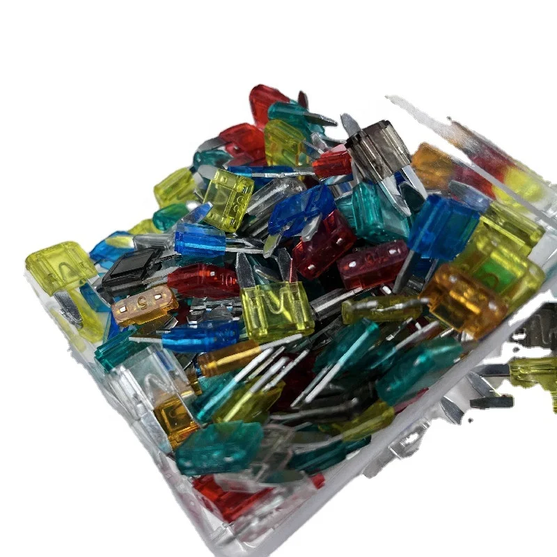 Motorcycle Parts and Accessories Mixed Mini Blade Fuse Z 3/5/7.5/10/15/20/25/30/35/40AMP Set For Motorcycle