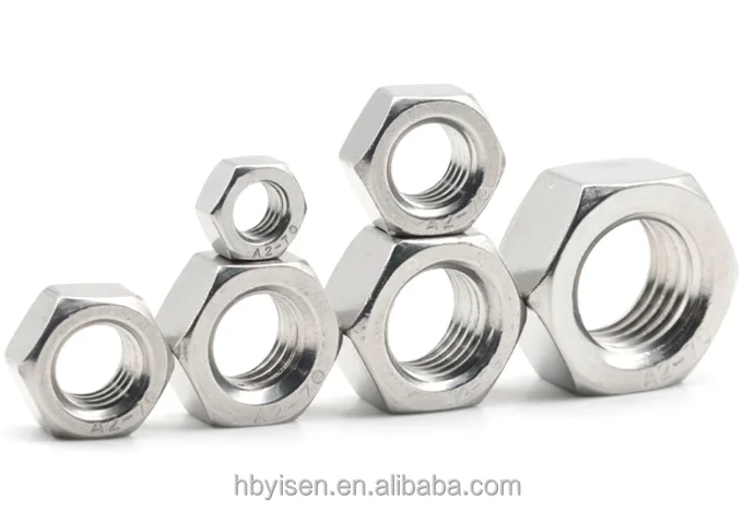 Factory direct products  High quality Din934 Stainless steel Hexagon nuts