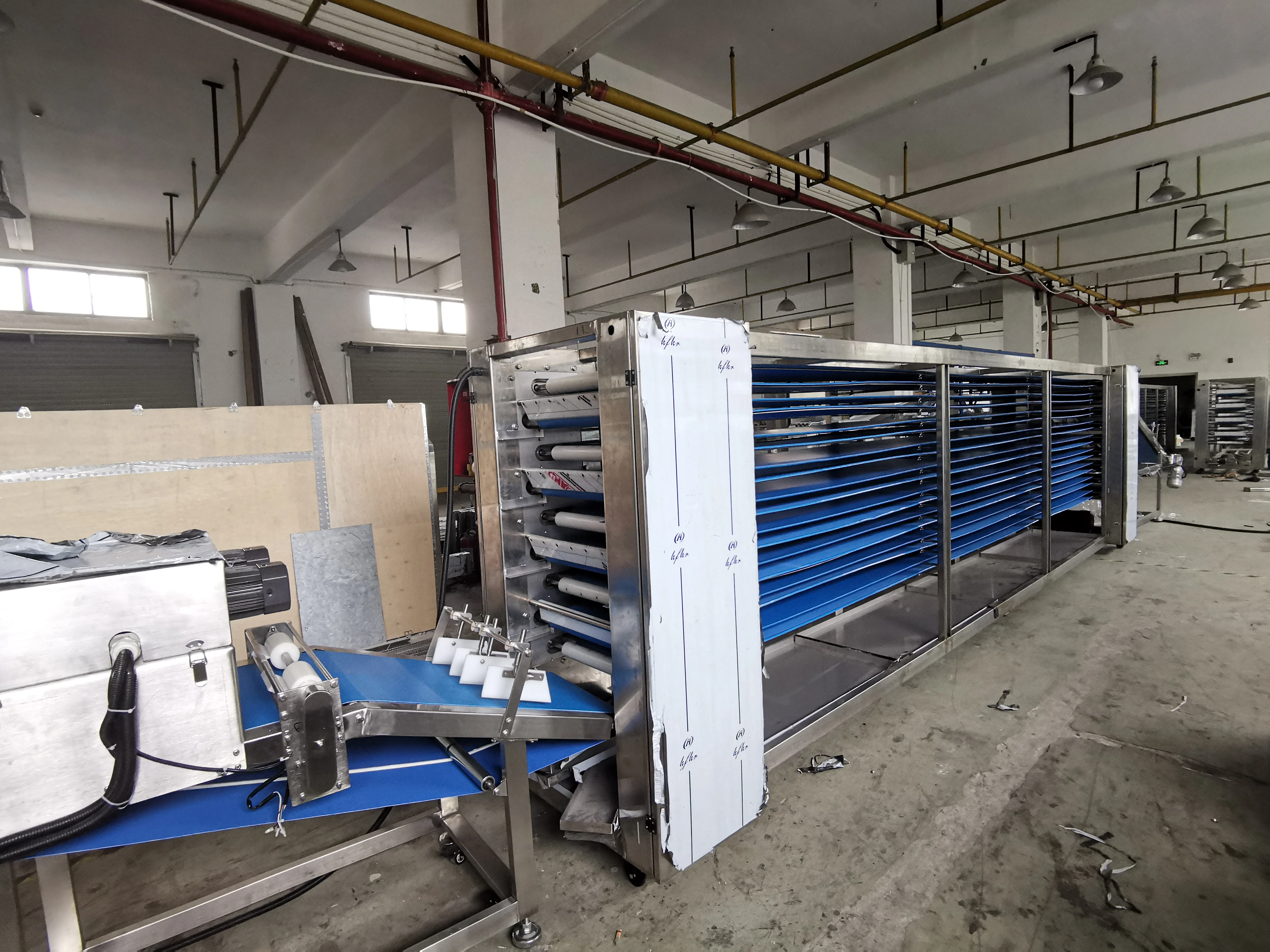 Automatic Crispy Multi Layered Bread Making Machine Paratha Line 3000-6000 PCS Per Hour