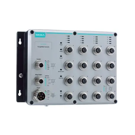 MOXA TN-5500A серии EN 50155 8-18-портовые коммутаторы Ethernet с до 8 портами PoE и 2 гигабитных портов