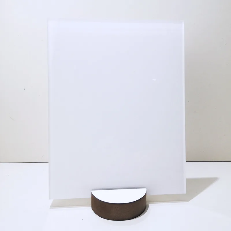 Sublimation Clear Acrylic Photo Plate Display Signs Desktop Sub Acrylic blanks