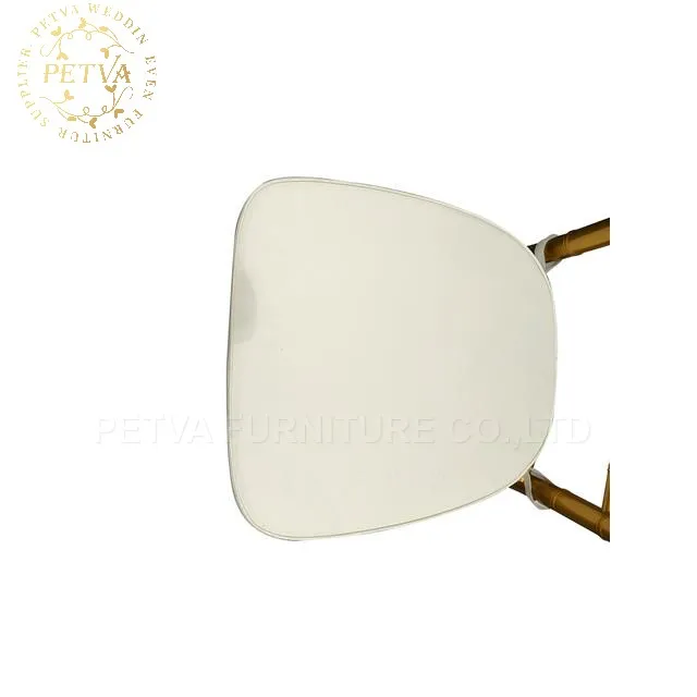 white gold banquet wedding chiavari chair