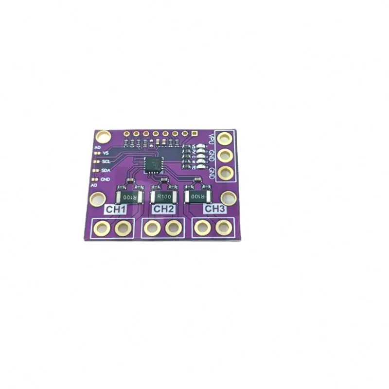 MCU-3221 INA3221 three low-side/high-side I2C output current/power monitor
