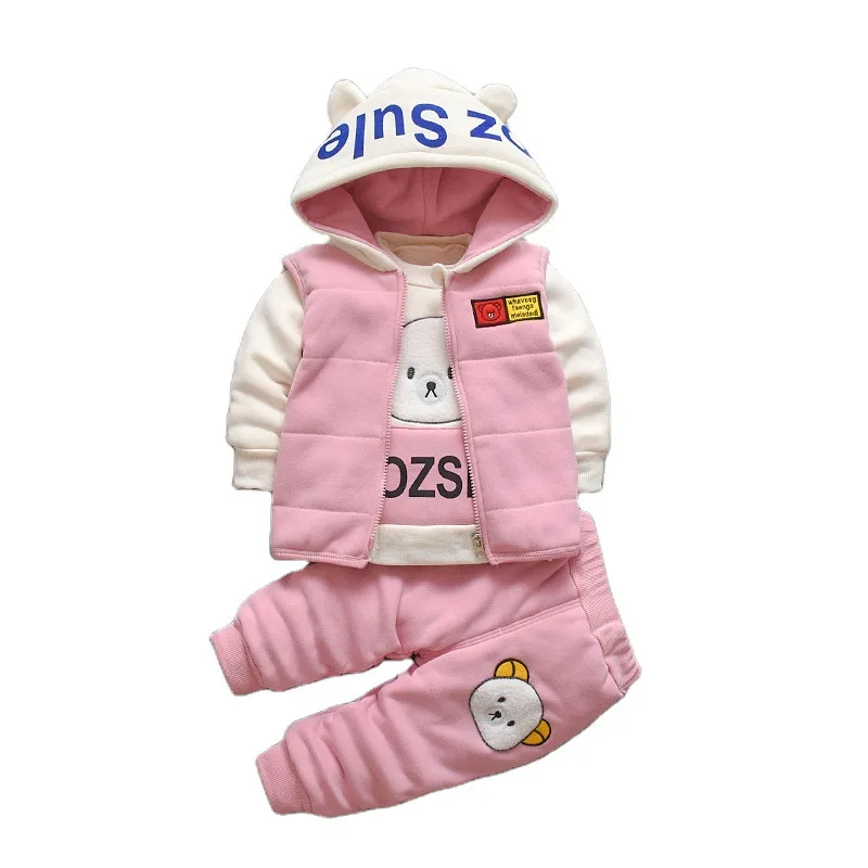 2022 Baby Clothing Sets Autumn Winter Toddler Baby Girls Clothing 3 Pcs/set Boys Clothes