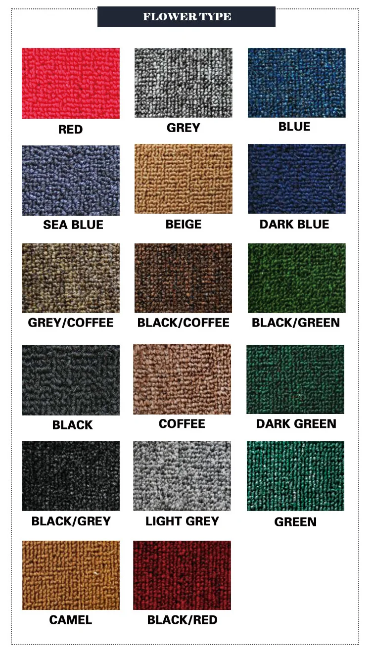 Cut pile comfortable wall to wall carpet in rolls