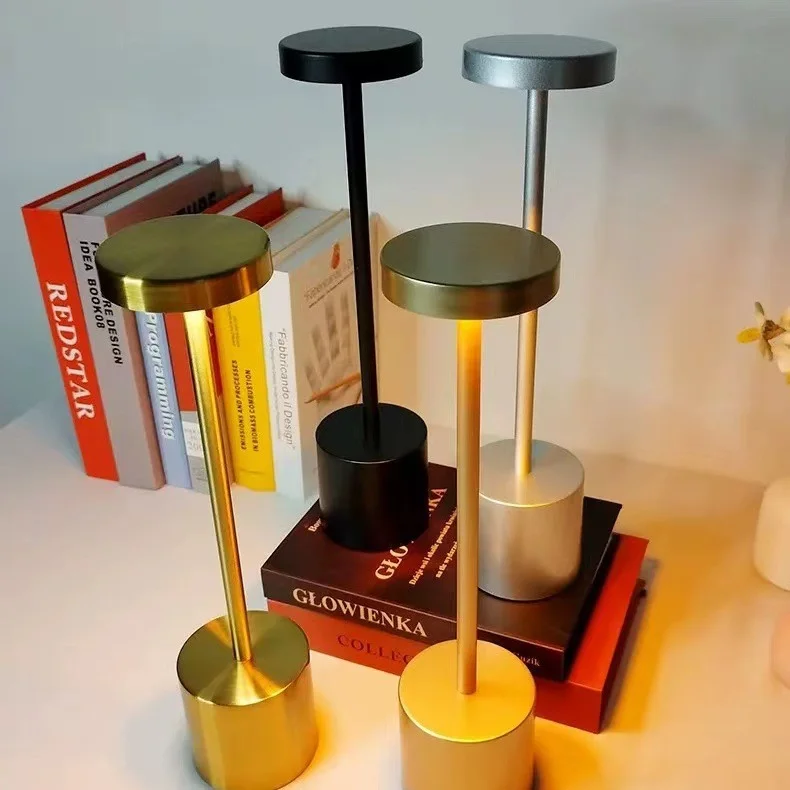 Cordless Led Table Lamp Rechargeable Battery 3 Lighting Modes Dimmable Light Portable Desk Lamps for Restaurant