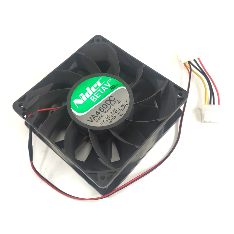 Nidec VA450DC 12V 3.3A 12CM 12038 large air volume fan