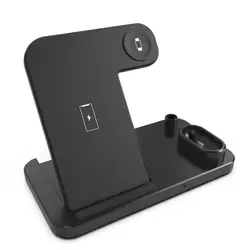 4 in 1 Wireless Charger 2020 Factory Directly Sell Qi Standard Charger Crystal Wireless Portable Cellphone Charger For Iphone