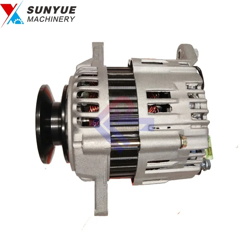 DH55 4JB1 12V 55A Alternator For Daewoo Doosan Excavator Generator