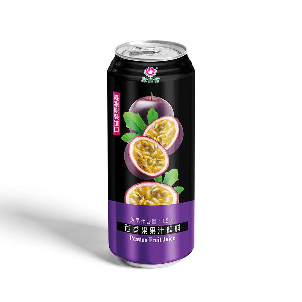 
Hong Jinfu сок со вкусом страстных фруктов, 490 мл, алюминиевая банка 