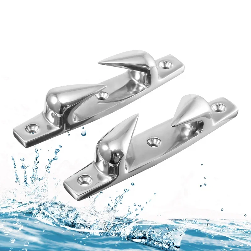 Stainless Steel 316 Straight Fairlead Bow Chock Hardware Fair Leads Line Boat Rope Guide Line Cleat For Marine Yacht