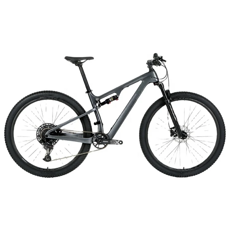 21 TO 27 speed carbon fiber material Soft -tail frame double suspension 27.5 29 inch mountain bike disc brakes mtb bicycle