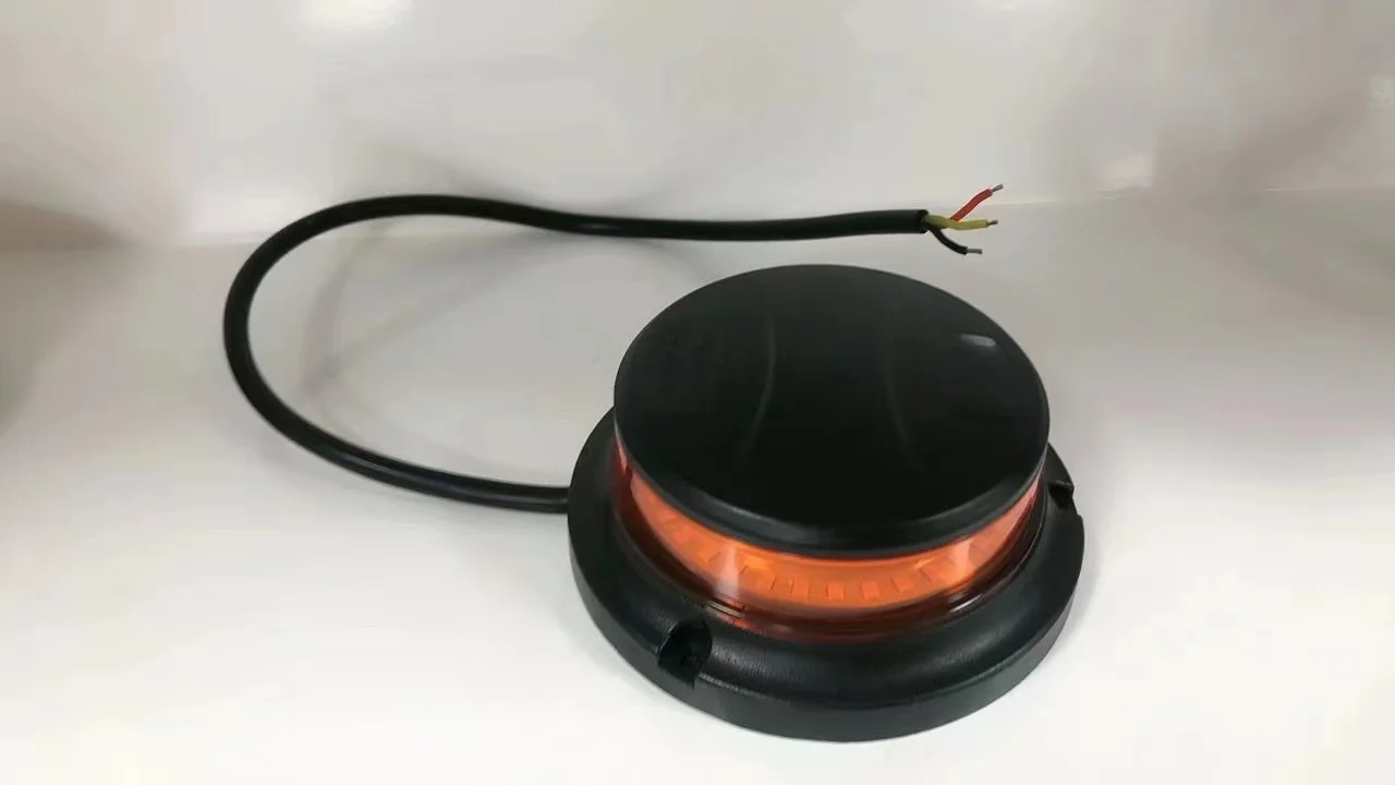 Led Strobe Beacon Light E-MARK SAE Amber Roof Top Hazard Traffic Indication Flash Emergency Warning Safety lamp With Magnet