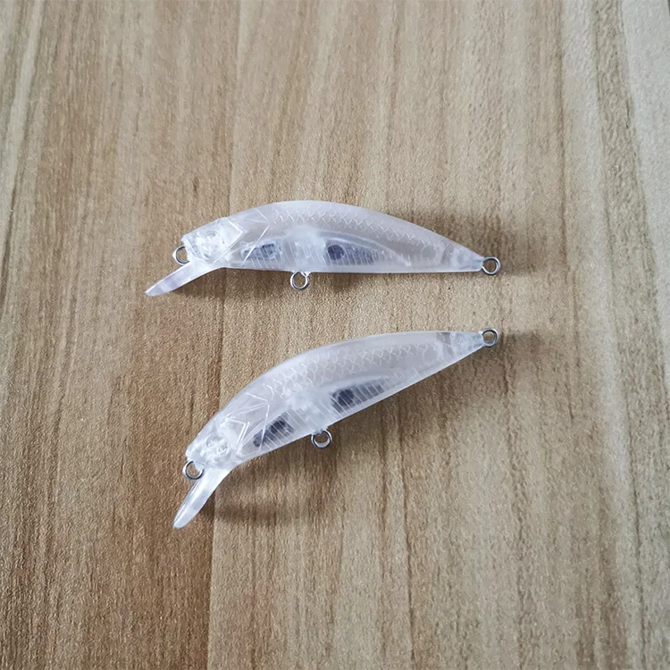 5.5cm 5.5g Long Distance Casting Trembling Sinking Bullet Micro Objects Minnow Blank Body Lure Fake Bait