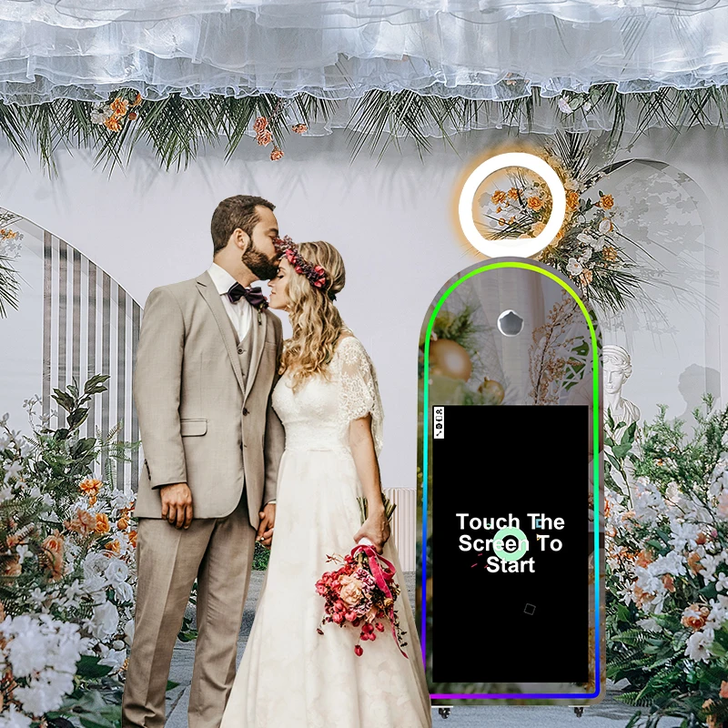 Party Supplies Dslr Photo Booth Shell Factory Wholesale Portable Selfie 43 Inch Screen Camera Photobooth Shell