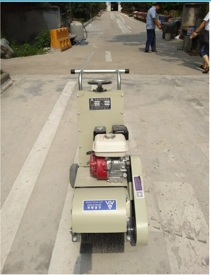 6.5HP Engine road construction road cleaning Handheld road sweeper machine
