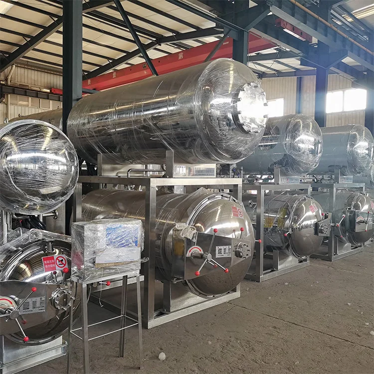 OEM Water Spray Retort Pouch Autoclave Sterilizer Machine