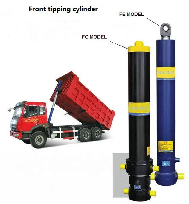 Good Stability Double Acting Hydraulic Cylinder with Seal Kits for Dump Truck