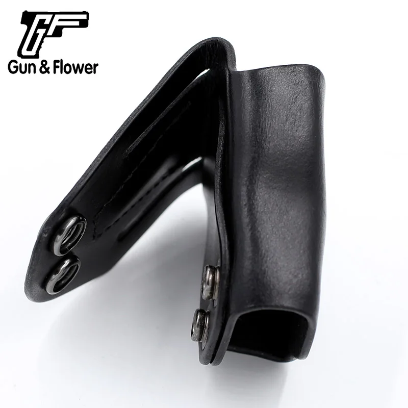  Gunflower Военный полицейский Тактический Ручной работы коричневые кожаные наручники чехол для iPhone X/iphone кобура/держатель